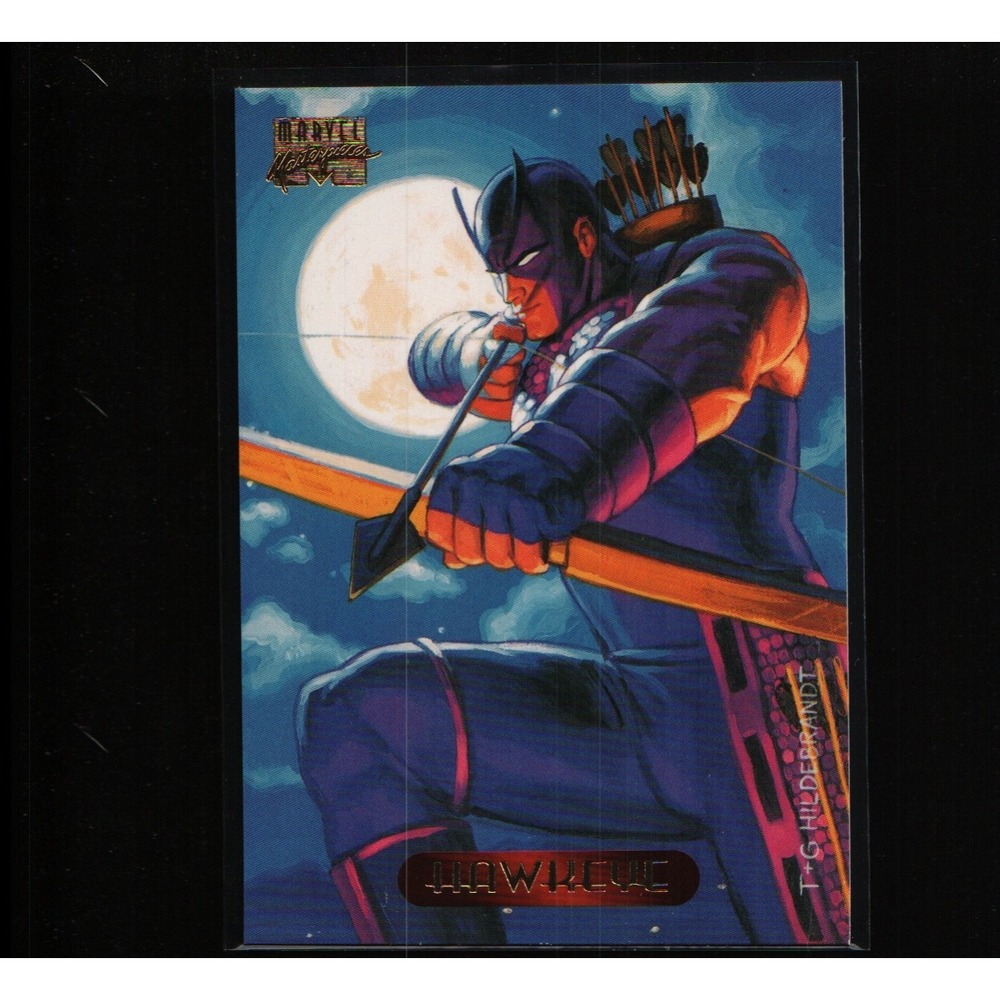 1994 Marvel Masterpieces Hawkeye #49 Fleer Greg & Tim Hildebrandt Vintage Card